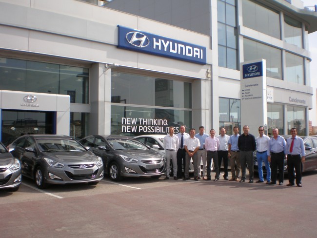 Canolevante entrega una flota de Hyundai i40 a la empresa Contaval