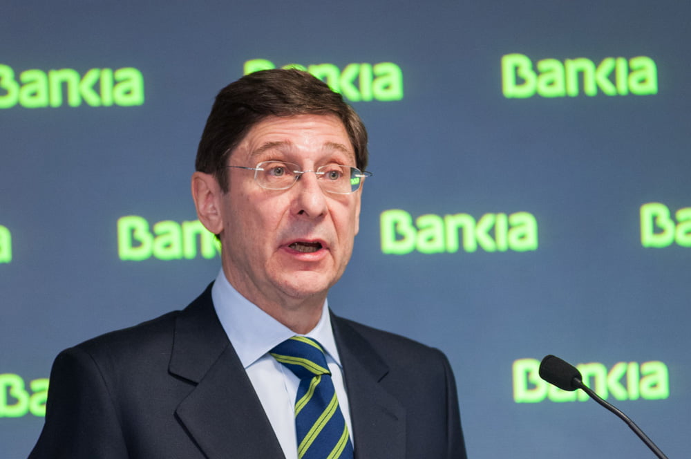 Goirigolzarri anuncia que Bankia ve posible pagar dividendo con cargo a los beneficios de 2014