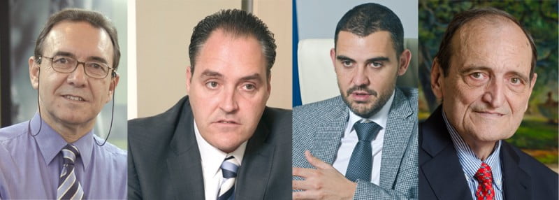 Enrique L.Belenguer, Fernando Hermenegildo, José Enrique García e Ignacio Cort