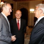 Fabra recibe al presidente de la Bolsa de Valencia