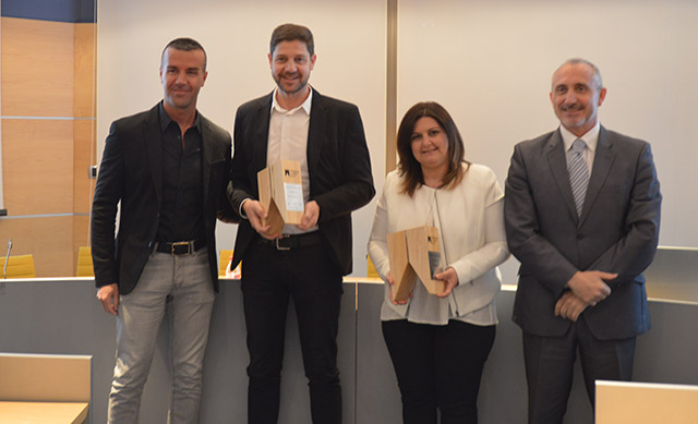 Víctor Carrasco, Albiol, Vanessa Cot y José Blasco