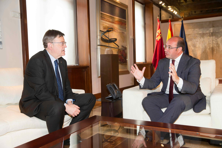 La Comunidad Valenciana y Murcia compartirán reinvindicaciones en financiación e infraestructuras