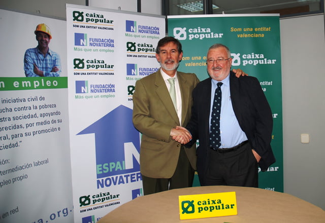 Caixa Popular renueva su apoyo a Fundación Novaterra para la reinserción laboral