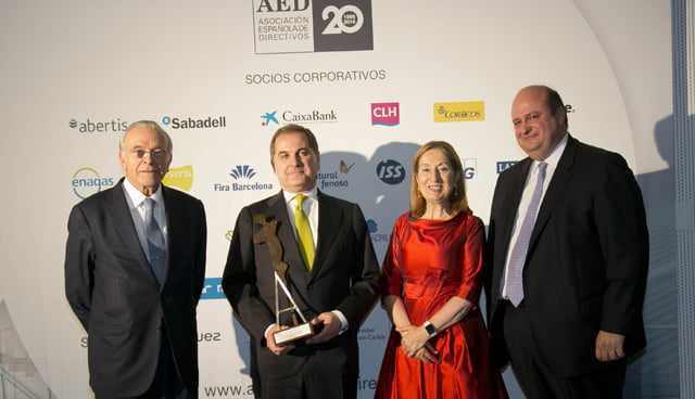 José Manuel Vargas, presidente de Aena, premio AED al Directivo del Año 2015