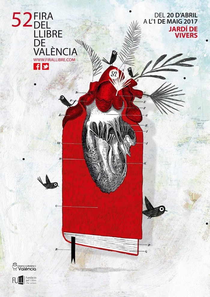 Jornada inaugural de la 52ª edición de la Fira del Llibre de València