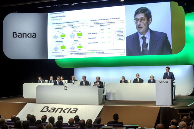 Bankia aprueba en junta la fusión con BMN y pasa a ser líder en seis regiones españolas
