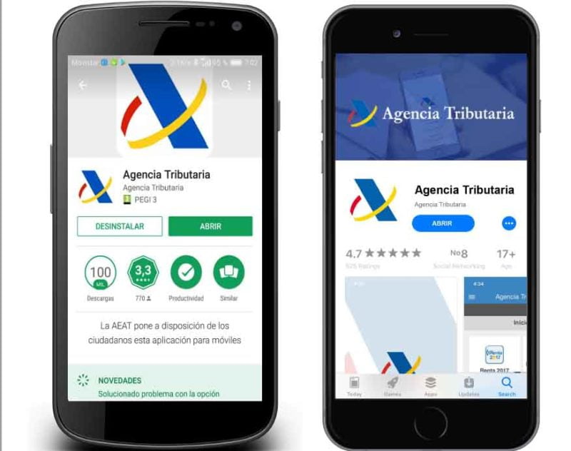 La Agencia Tributaria lanza una app móvil para presentar la Renta en un ...