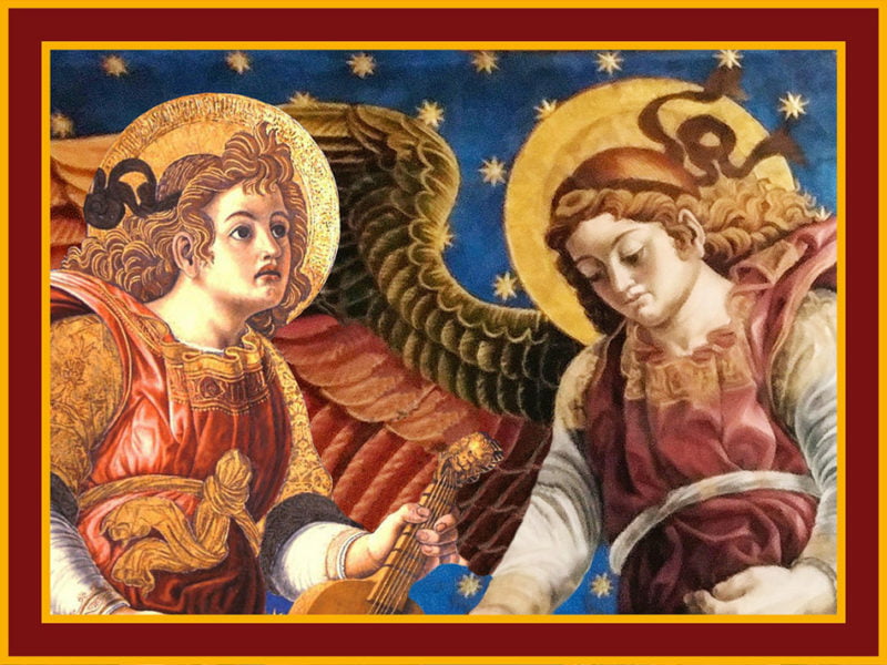 Dos ángeles para el tapiz que presidirá los actos del Corpus en València