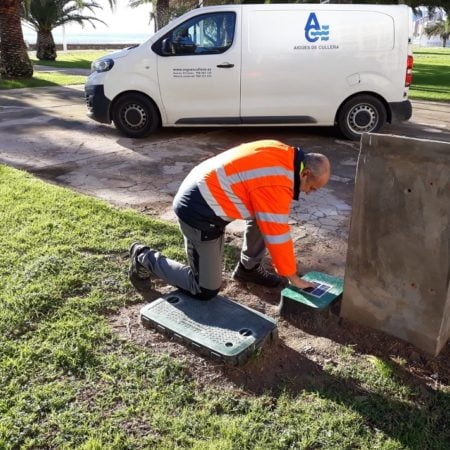 Aigües de Cullera presenta un sistema eficiente de riego de parques y jardines