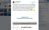 La oposición celebra el adelanto a golpe de video en Twitter