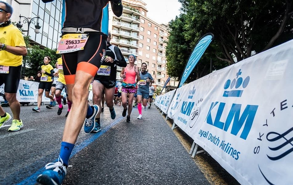 KLM será de nuevo aerolínea oficial del Medio Maratón y Maratón Valencia en 2019