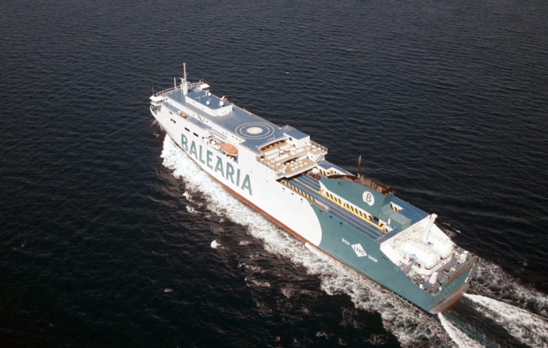 Baleària incorpora a su flota el Marie Curie, cuarto buque a gas natural