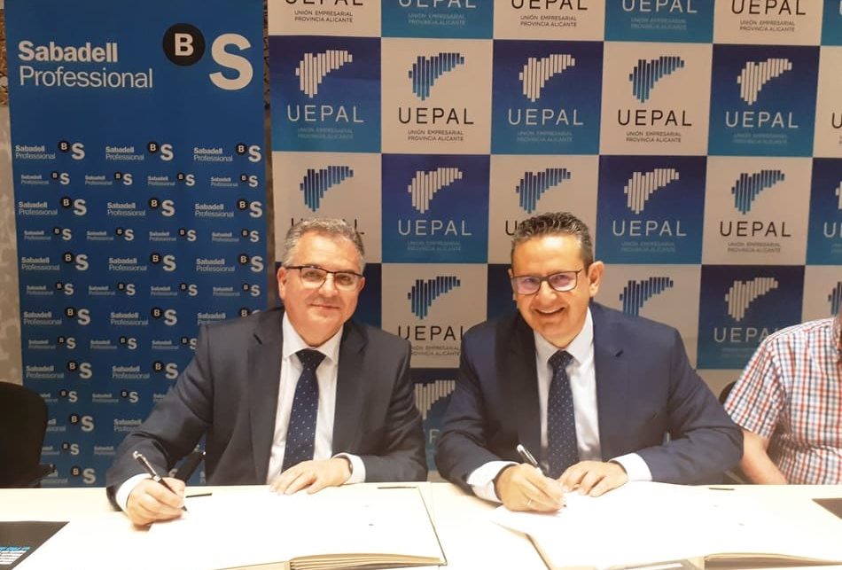 Uepal y Banco Sabadell sellan un acuerdo de colaboración en materia financiera
