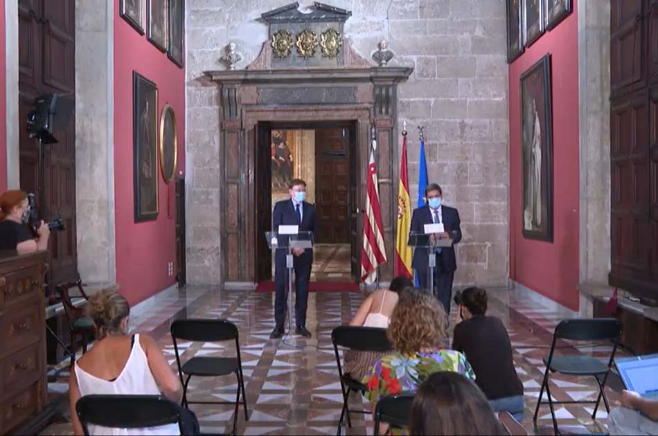 En directo: Rueda de prensa de Ximo Puig y José Luis Escrivá
