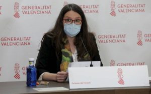 La vicepresidenta de la Generalitat, Mónica Oltra