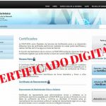 Sede electrónica para obtener el certificado digital