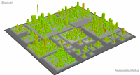 City Model escenifica en tres dimensiones un software determinado en forma de ciudad