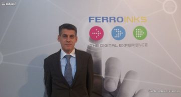 José Manrique, Director Comercial del mercado nacional de Ferro Spain en la Feria de Cevisama