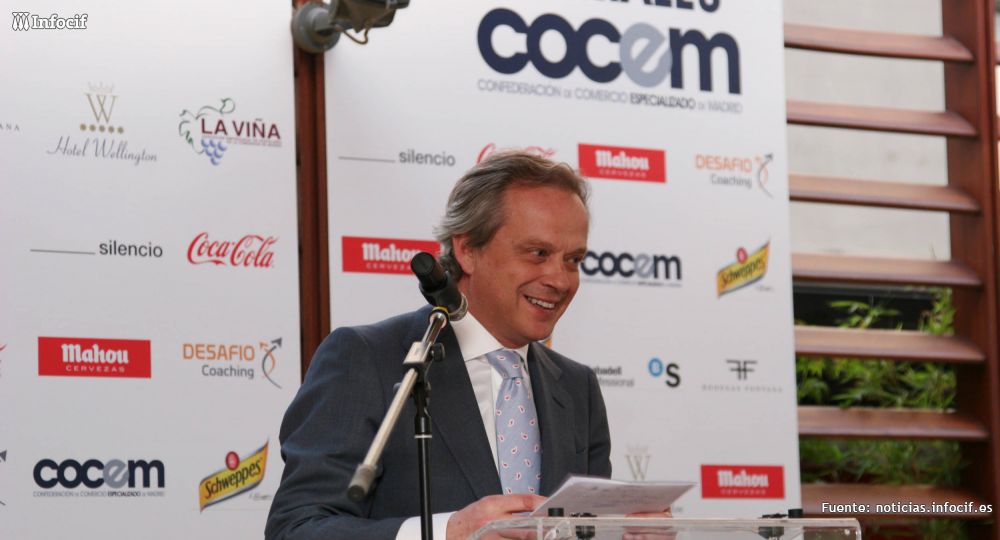 Hilario Alfaro, presidente de la Confederación de Comercio de Madrid (COCEM)