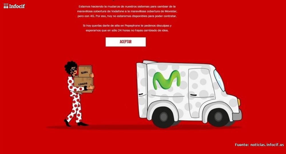 Pepephone empieza a migrar a sus clientes a la red de Movistar