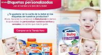 Hero Baby propone a sus clientes personalizar sus productos de la tienda online con compras superiores a 60 euros