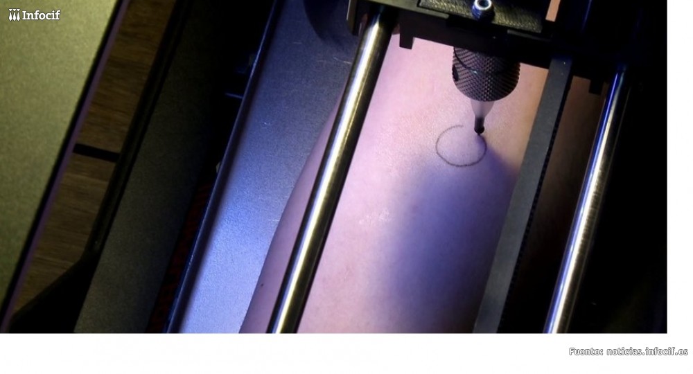 Las impresoras 3D ya hacen tatuajes