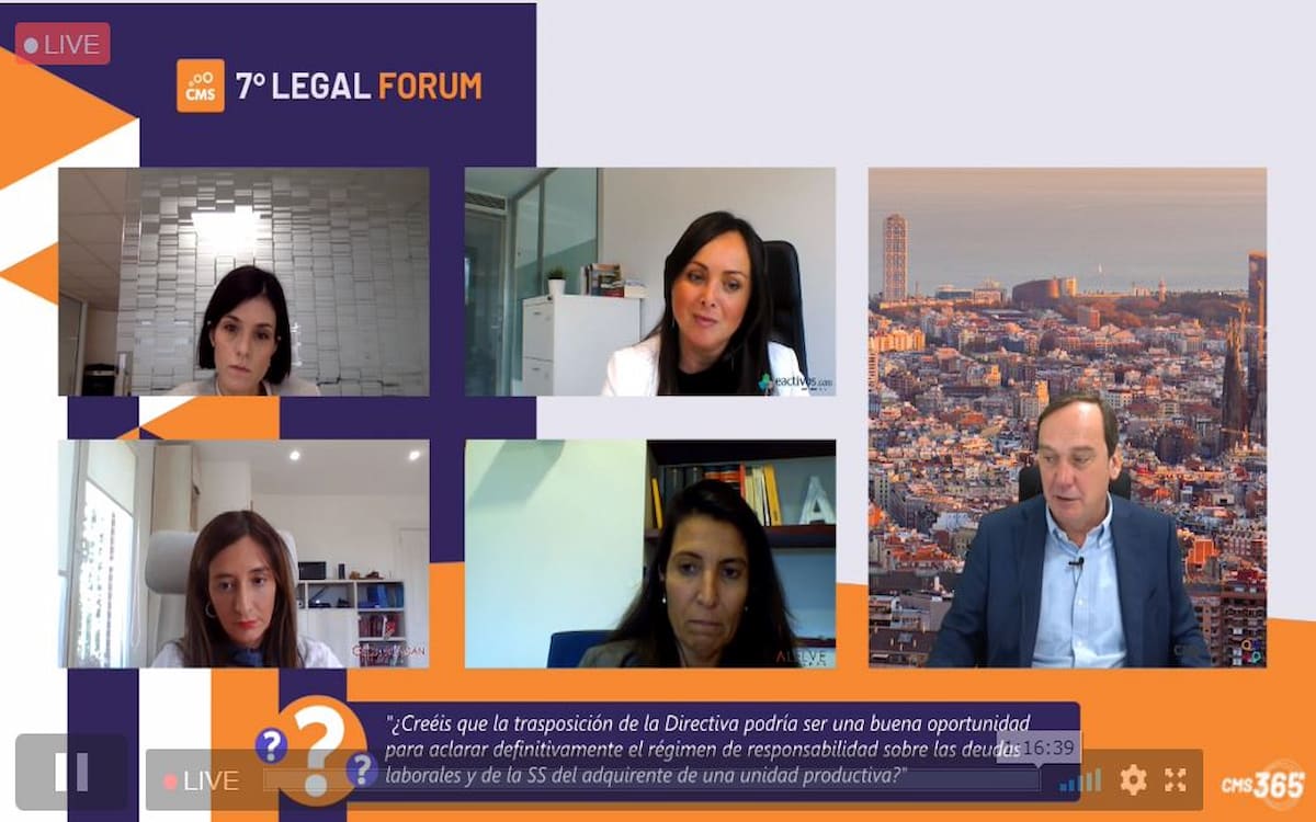 Séptima edición del Legal Forum de CSM, esta vez online, en la que se ha debatido sobre los concursos y liquidaciones