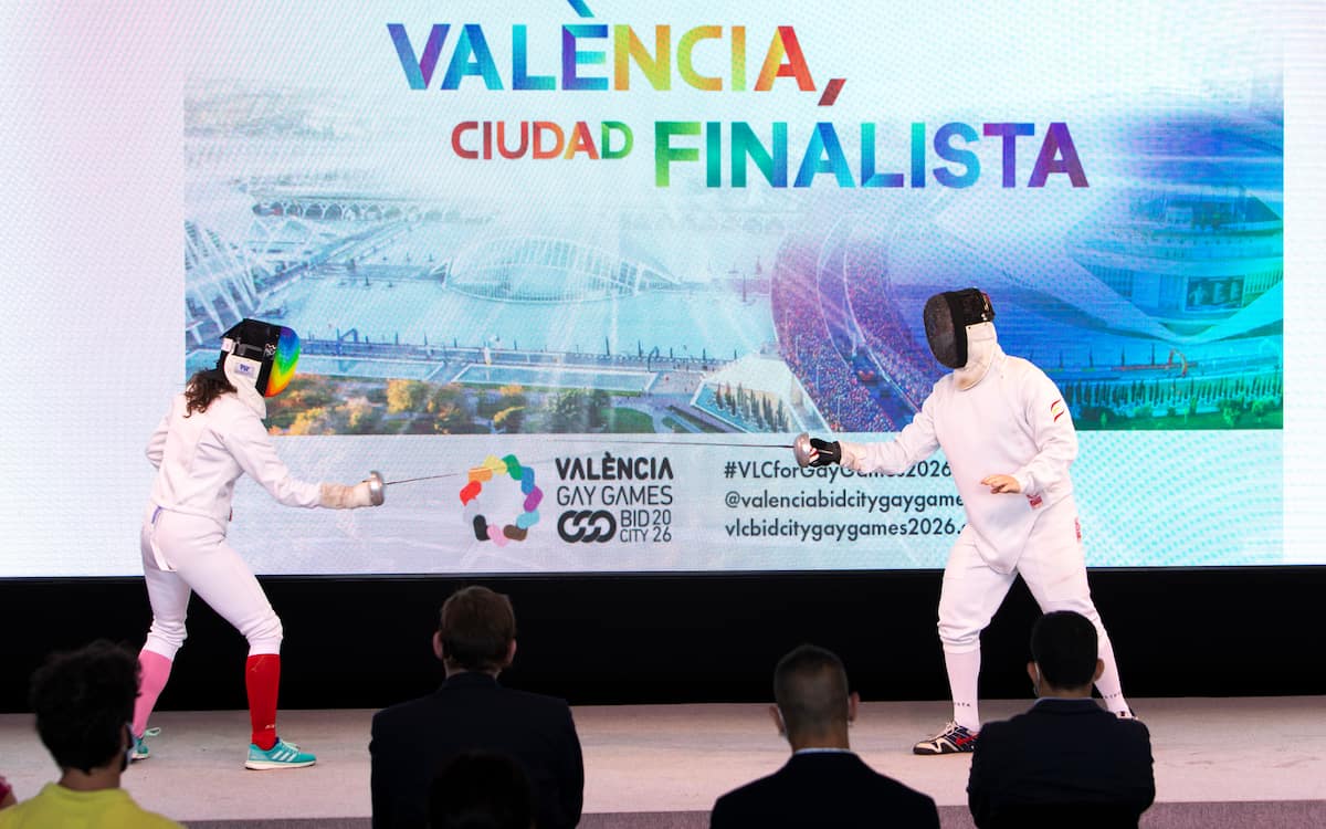Presentación de la candidatura de València a los Gay Games 2026