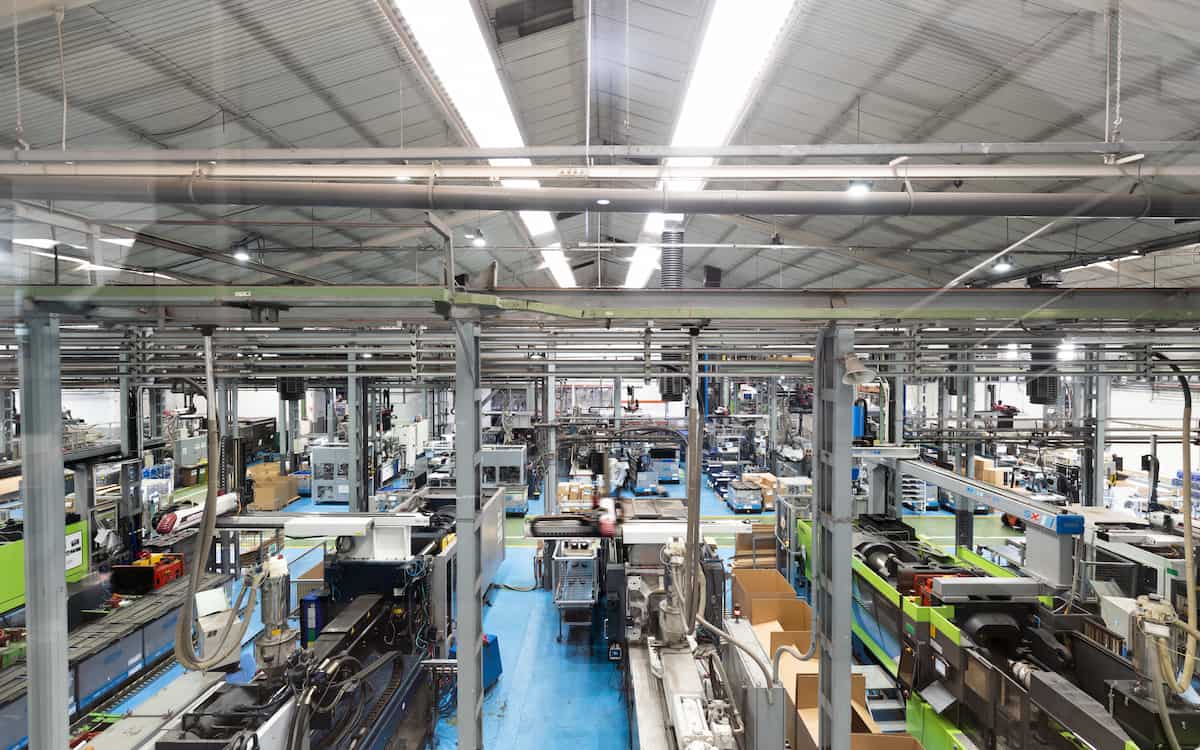 Interior fábrica Industrias Alegre 