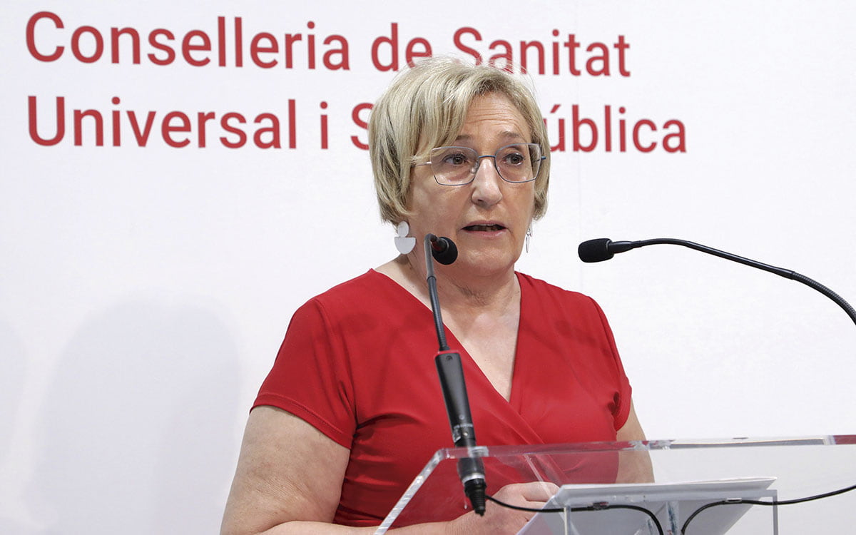 Ana Barceló, consellera de Sanidad Universal y Salud Pública