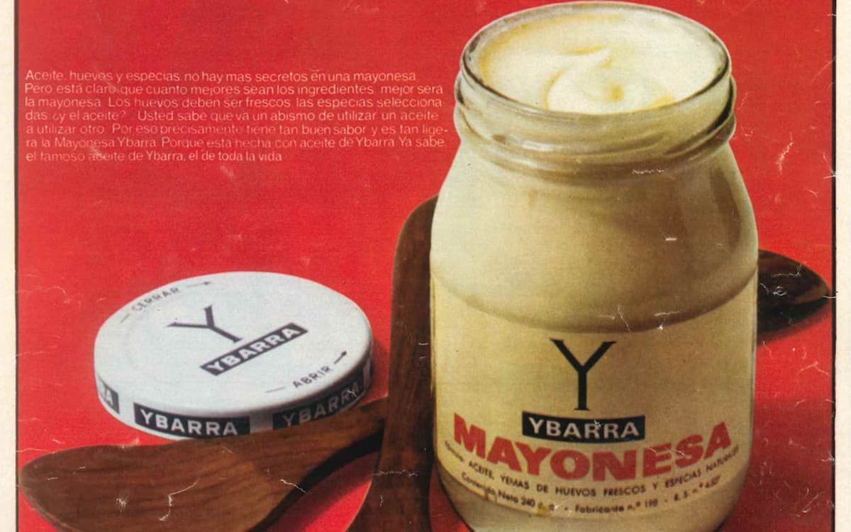 Anuncio de mayonesa Ybarra 1969