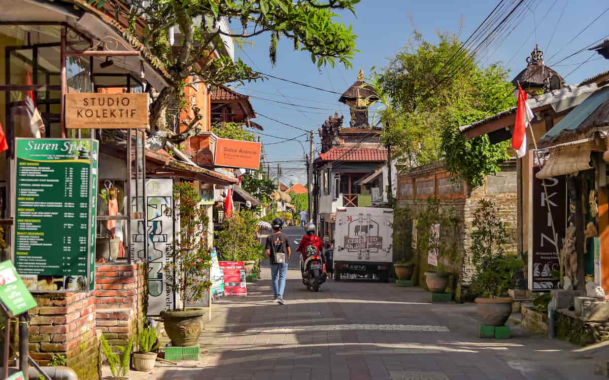Calles en Ubud (Bali)