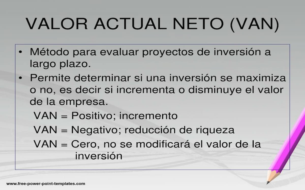 Valor Actual Neto (VAN)