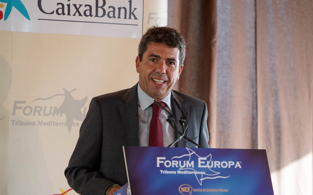 Carlos Mazón presenta su proyecto para la Comunidad Valenciana en Forum Europa
