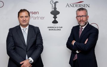 Andersen asesor legal America's Cup
