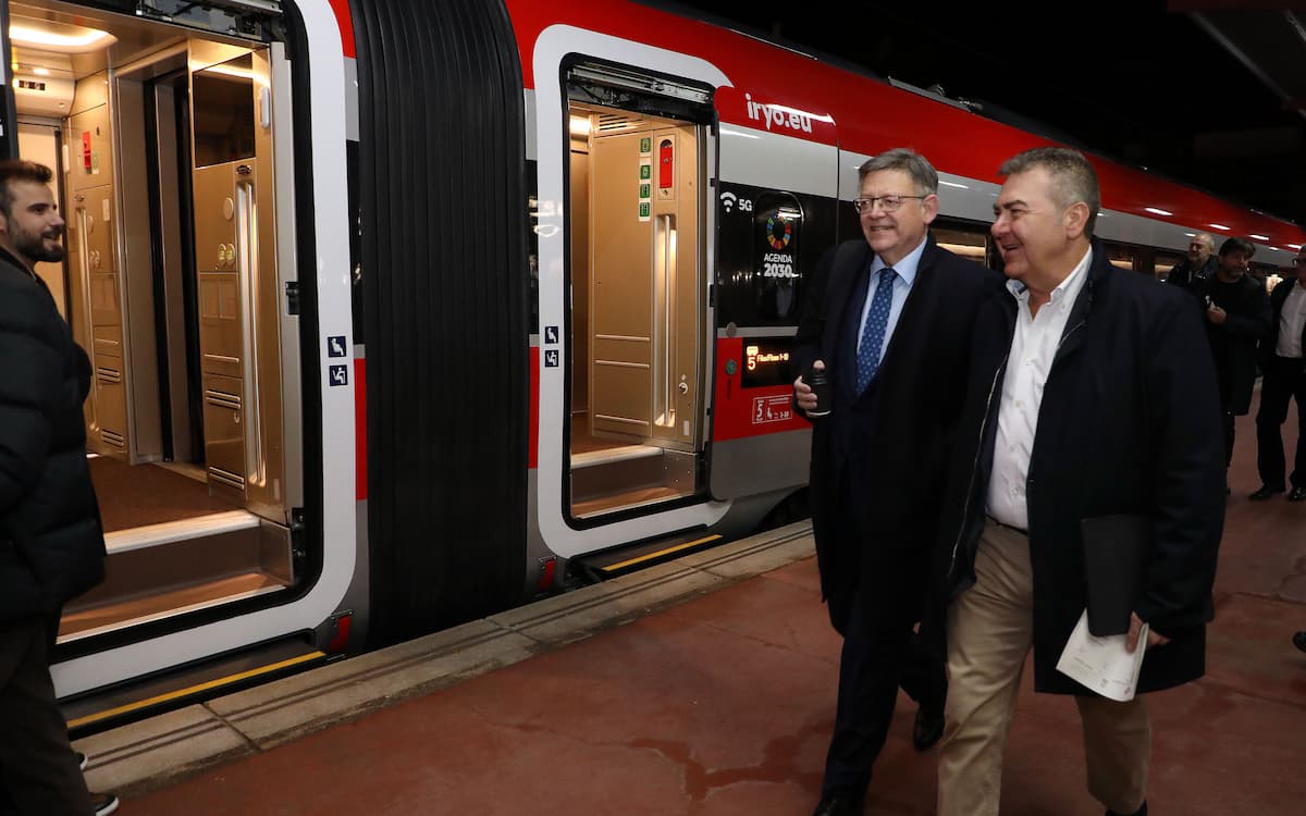 Primer viaje comercial de Iryo Madrid-València