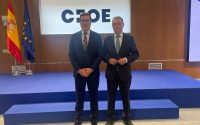 Antonio Garamendi y Salvador Navarro, presidente y vicepresidente de la CEOE