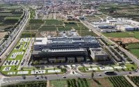 Vista aérea de las nuevas oficinas de Mercadona en Albalat dels Sorells (Valencia)