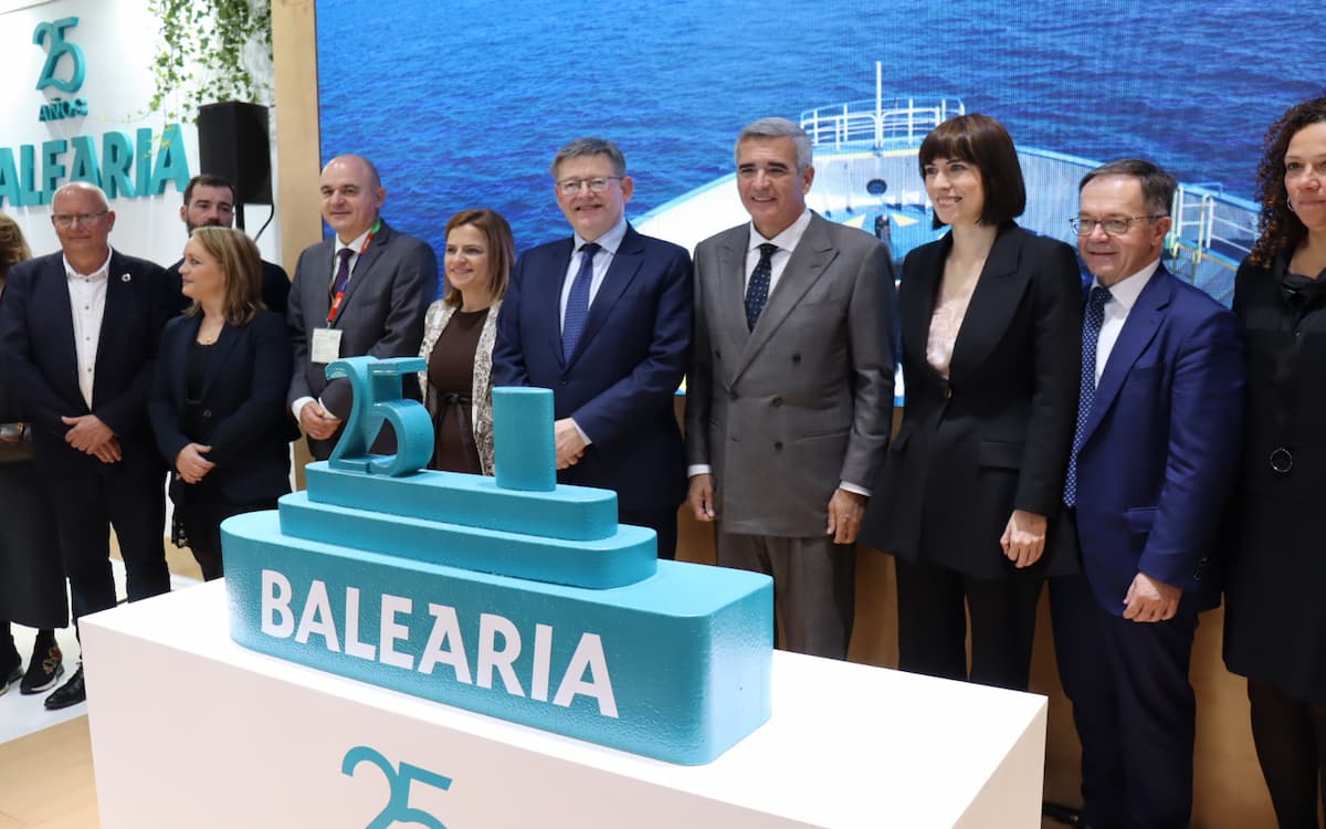 Baleària celebra sus 25 años de vida convertida en la naviera líder en España