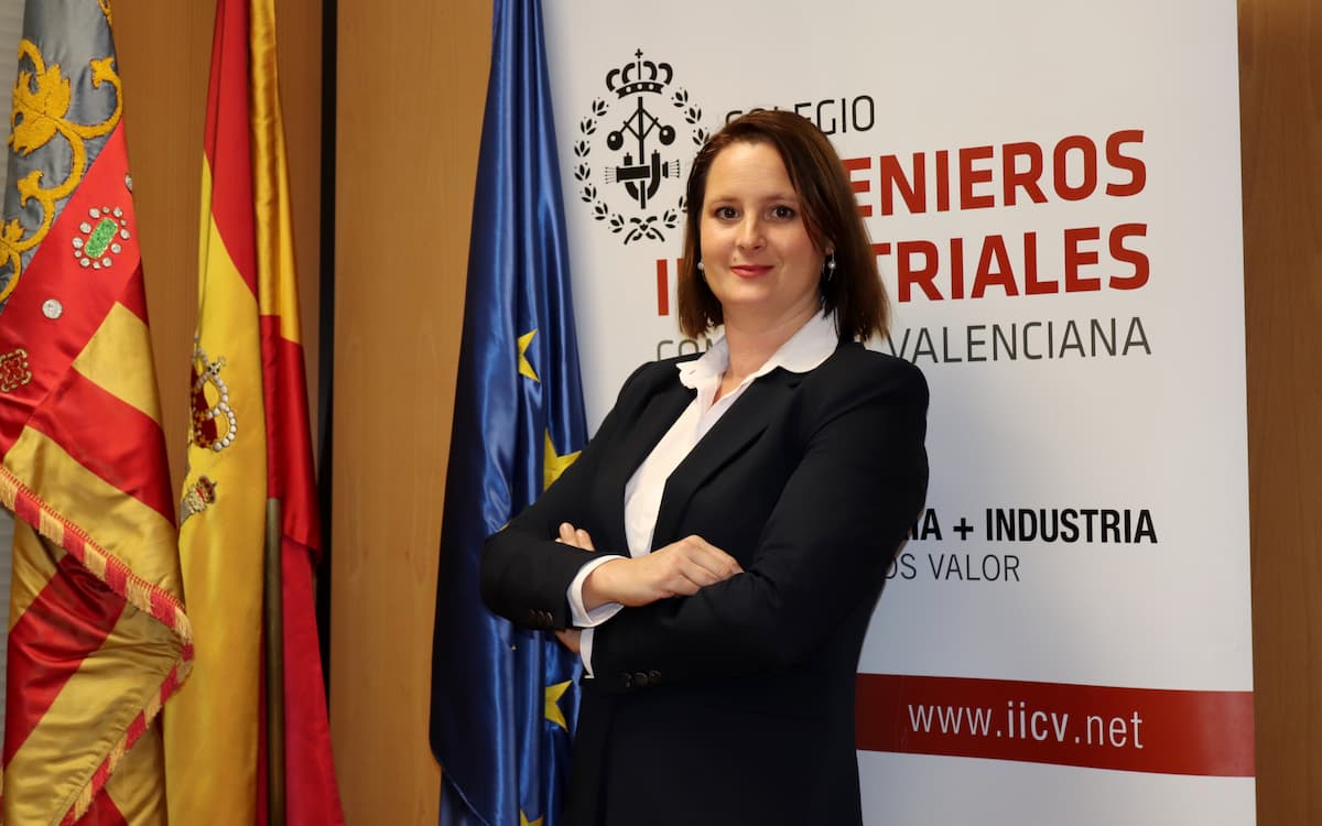 Elena Lluch Peris, vicedecana y presidenta de la Demarcación Valencia Colegio Oficial de Ingenieros Industriales de la Comunitat Valenciana