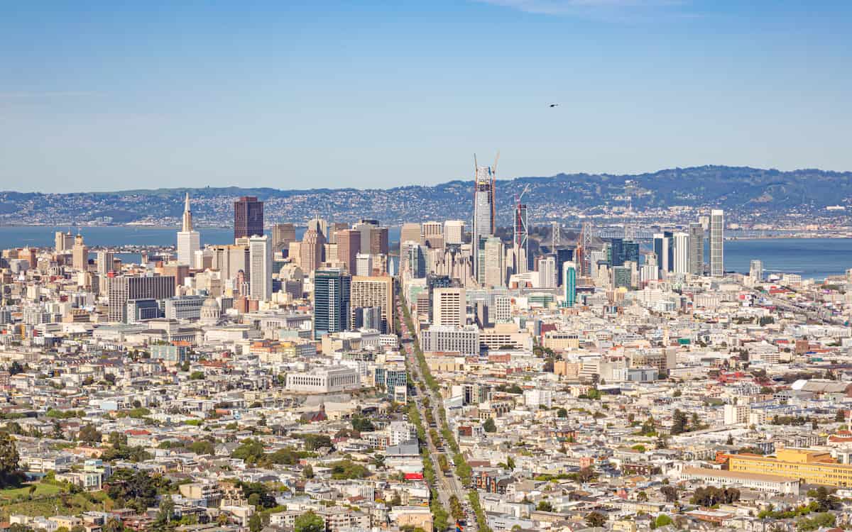 San Francisco Skyline. Ciudades emprendedoras. Startups (Copyright: Sid10)