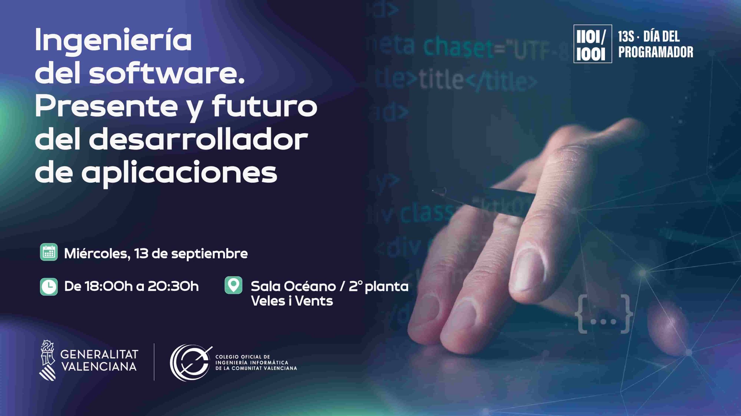 El COIICV celebra el Día del Programador con la jornada 'Ingeniería del software. Presente y futuro del desarrollador de aplicaciones' 