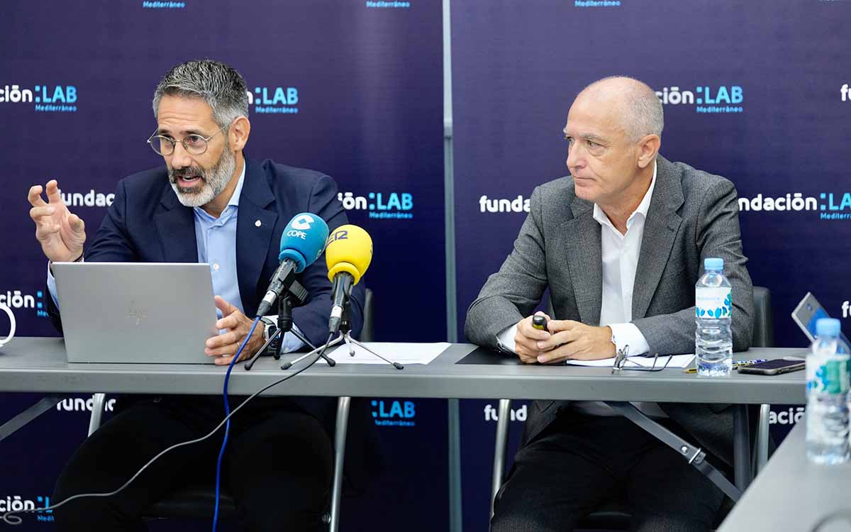 Héctor Dominguis y Enrique Soto, presidente y director de la Fundación Lab Mediterráneo