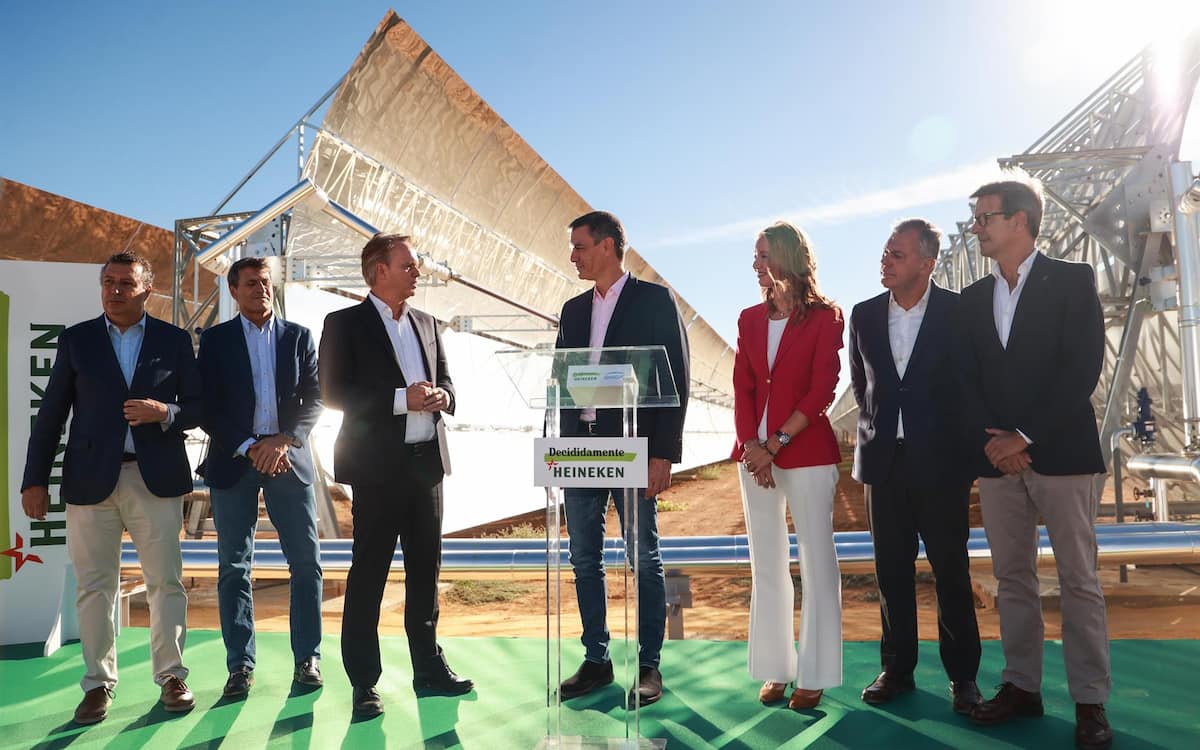 Heineken y Engie inauguran en Sevilla la planta termosolar más grande de Europa
