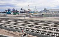 Valenciaport licita las obras del tercer hilo ferroviario entre los muelles de Poniente y Levante