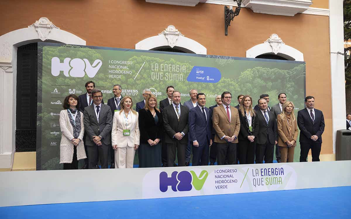 Acto de inauguración del I Congreso Nacional de Hidrógeno Verde que se celebra en Huelva