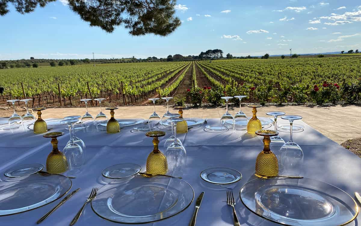 mesa en terraza Hispano Suizas