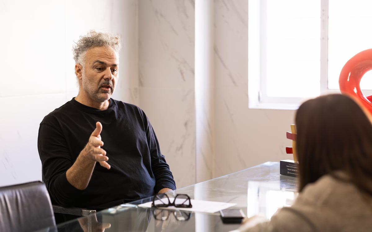 José Rosell, CEO de Vacum, durante la entrevista. Imagen: Nala Estudio 