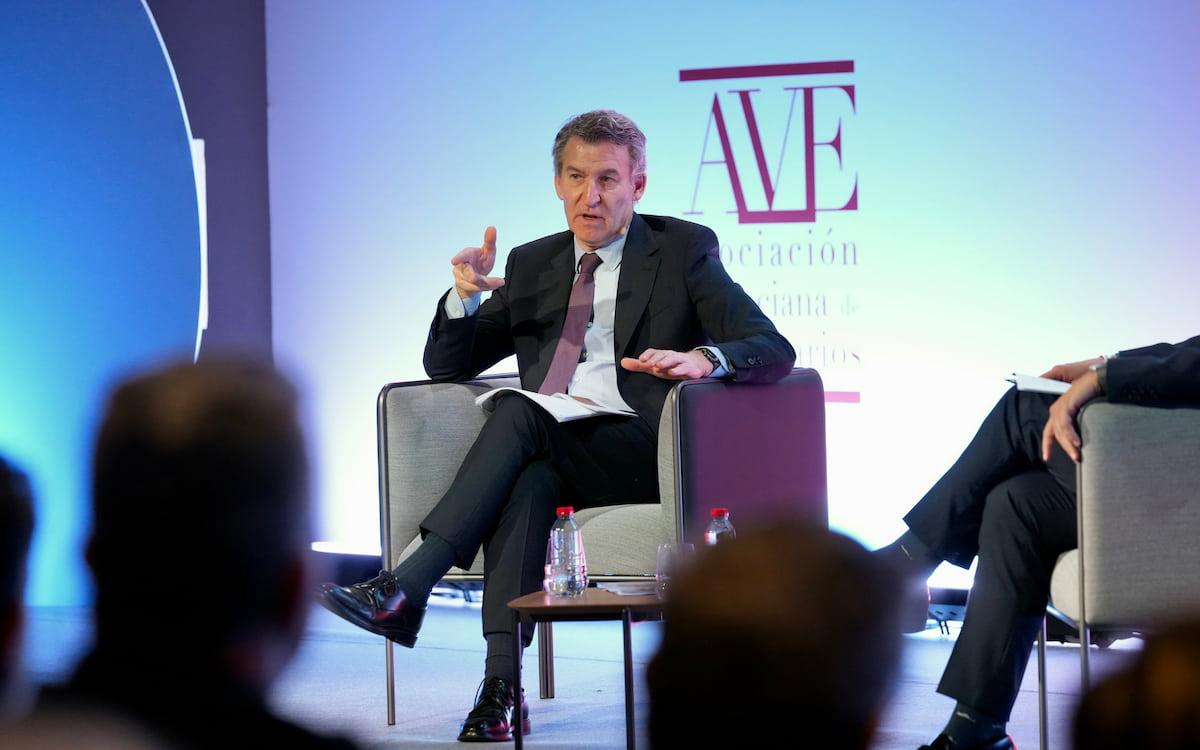 Alberto Núñez Feijóo, presidente del PP.