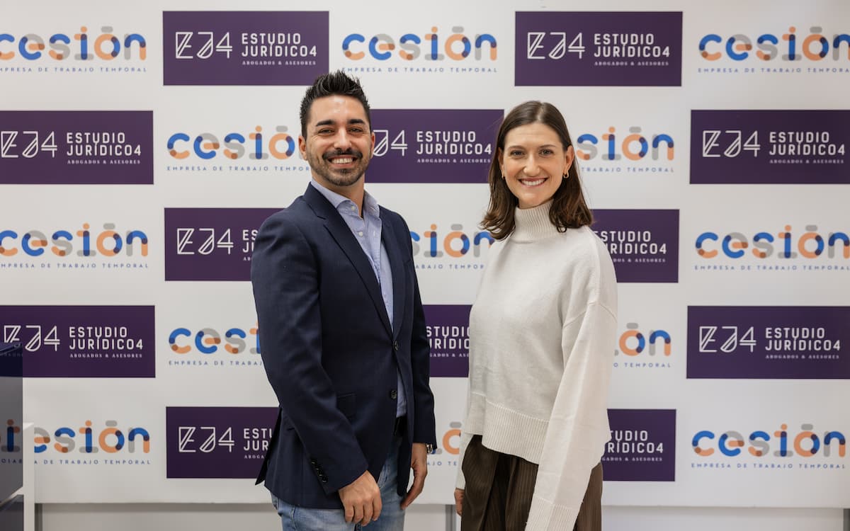 Juan Lacalle junto a Lucía Checa, CEO de Grupo Cesión (Fotografía: Nala Estudio)